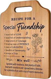 Friendship Gifts for Women, Birthday Gifts for Women Friendship, Unique Best Friends Cutting Board, Best Friend Christmas Gifts for Woman, Bestie, BFF