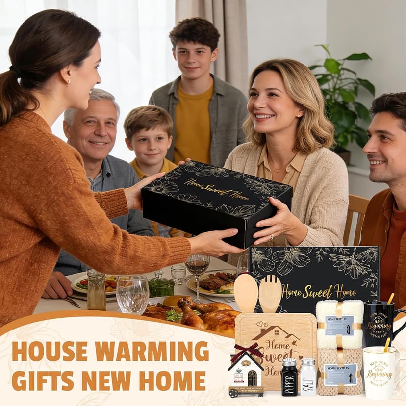 House Warming Gifts New Home Gift Ideas Popular Housewarming Gift Baskets Closing Gifts for Home Buyers New Apartment Presents Stuff for Homeowners Women Men Couple Unique First House Must Have Items B0G2SBPZLP