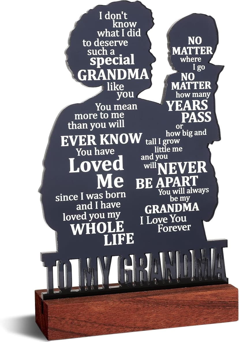 Christmas Gifts for Grandma, Valentines Day Gift for Grandma, Grandma Gifts from Grandson, Birthday Gifts for Grandma from Grandson, Mother's Day Gifts for Grandma, Best Grandma Gifts