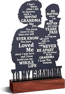 Christmas Gifts for Grandma, Valentines Day Gift for Grandma, Grandma Gifts from Grandson, Birthday Gifts for Grandma from Grandson, Mother's Day Gifts for Grandma, Best Grandma Gifts