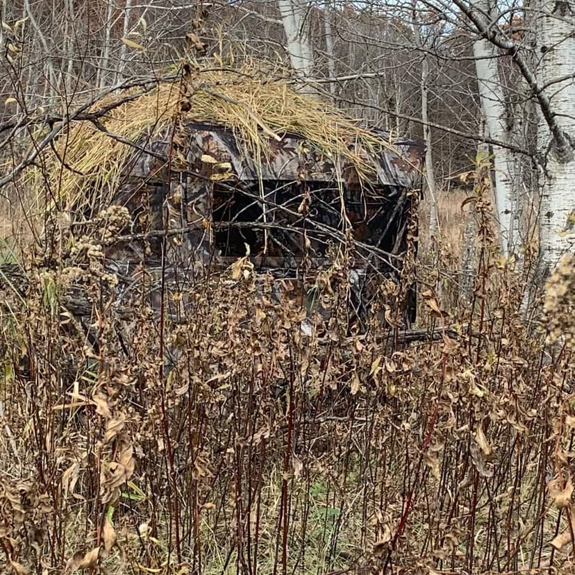 THUNDERBAY SPUR Collector 3 Person Hunting Blind, Portable Ground Blind with Silent Windows, Portable Durable Hunting Tent for Deer & Turkey Hunting