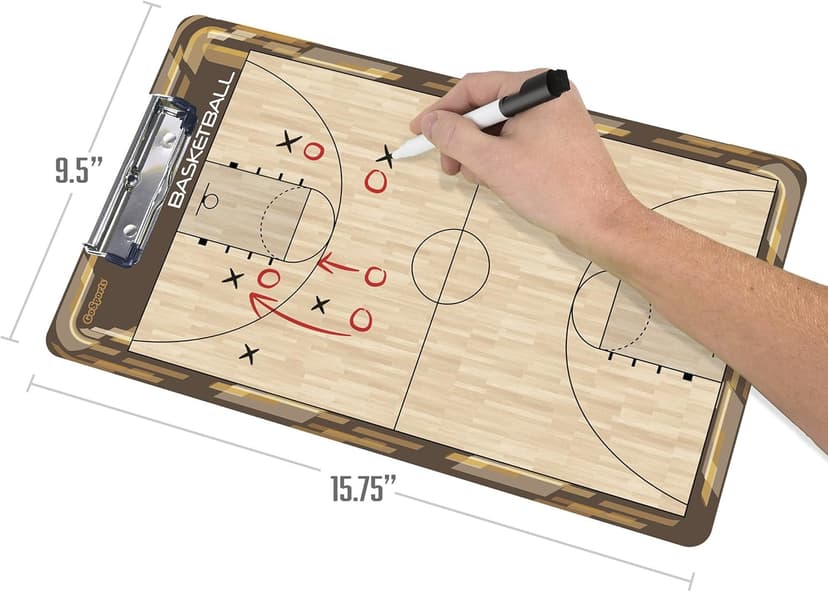 GoSports Premium Dry Erase Coaches Clipboards – Basketball, Baseball, Football, Soccer, Hockey, Volleyball, Lacrosse