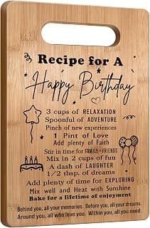 2026 Birthday Gifts for Women Men, Birthday Gifts for Him Her, Years Old Birthday Gifts, Birthday Gift Ideas, Birthday Decorations for Women Men, Happy Birthday Cutting Board Gifts B0CP8WZKRQ