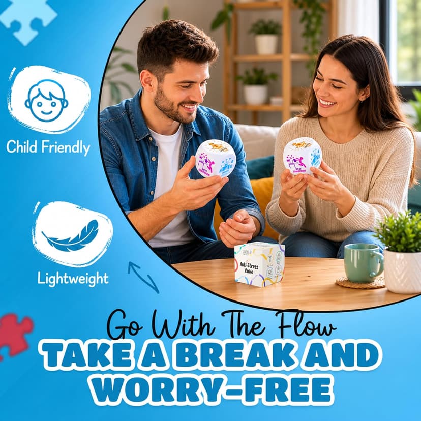 Stress squishy cube for office anxiety fidget breaks; funny coworker gift and white elephant gift for men and women Stress Cube – Squishy Fidget Toy for Adults, Quiet Stress Relief Desk Toy B0DRW6W926