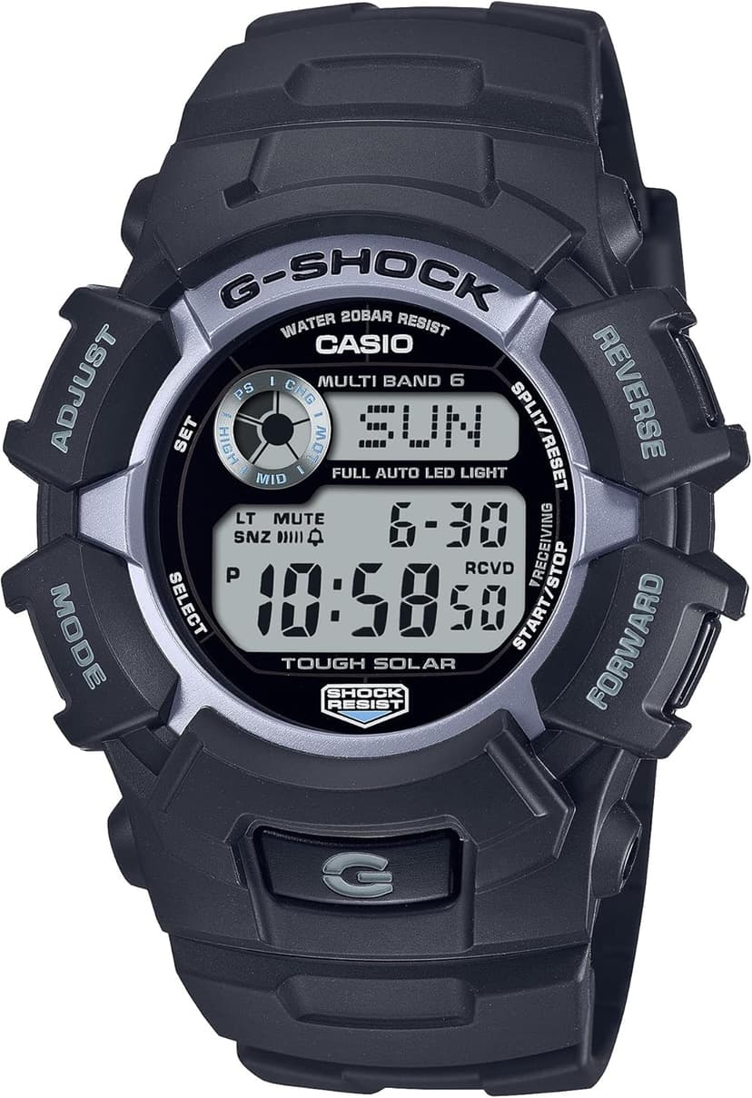 Casio 2300 Series | G-Shock GW-2320FP Fire Package | Men’s Digital Solar Watch | Black | 200M WR | Multi Band 6 | World Time | Countdown Timer | Auto Calendar | 5 Alarms | Shock Resistant