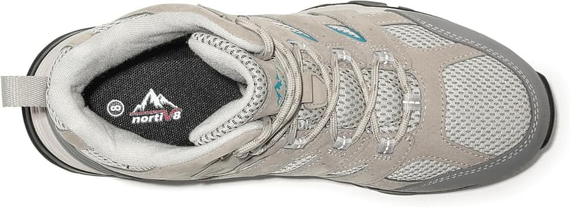 NORTIV 8 Women's Waterproof Hiking Boots Outdoor Trekking Mid Backpacking Mountaineering lightweight boots