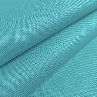 Foreate Waterproof Canvas Fabric by The Yard 600D Upholstery Fabric for Chairs 58" Wide Indoor Outdoor Water Resistant Canvas Polyester Material Sewing DIY Cloth, 1 Yard Pale Turquoise