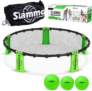 GoSports Slammo Outdoor Game Set - Perfect Holiday Gift For Teens, Kids and Family (Includes 3 Balls, Carrying Case and Rules)