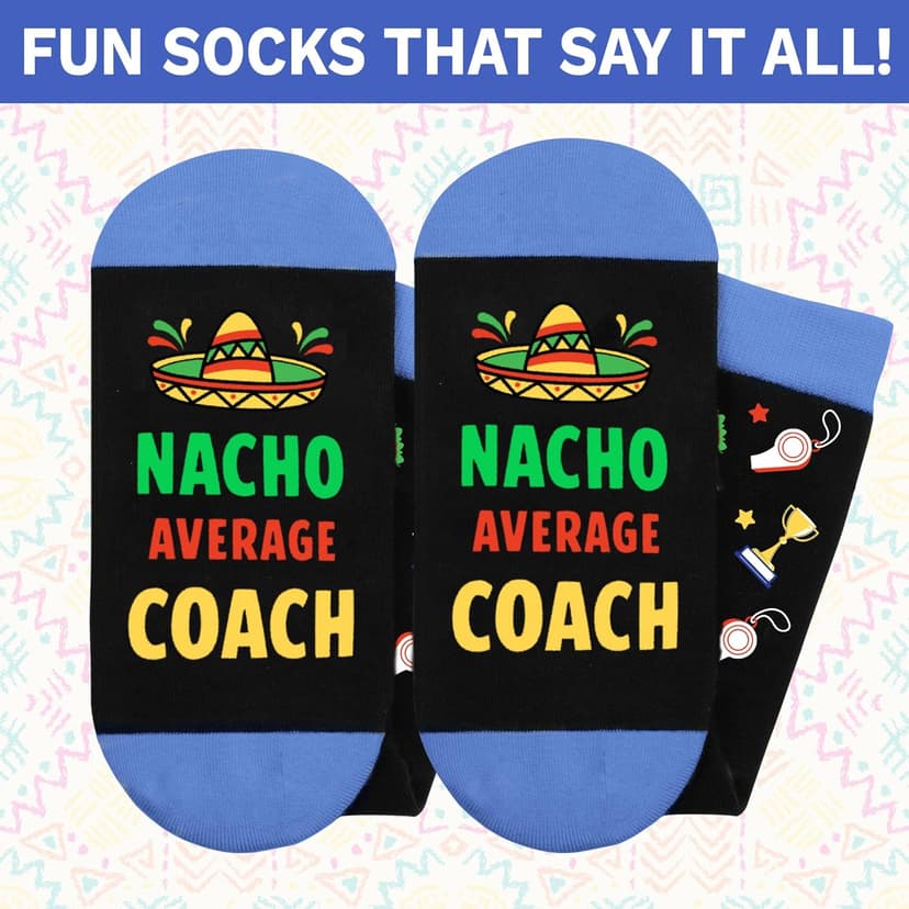 ZAGKOO Gifts for Teachers, Nurses, Bosses, Coaches - Funny Novelty Socks for Men, Women - Christmas, Thank You Gift Ideas