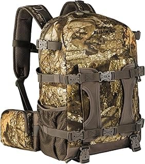 BLISSWILL Hunting Backpack Hunting Day Pack with rifle holder Hunting Gear Accessories gift for men(Timbreon camo)