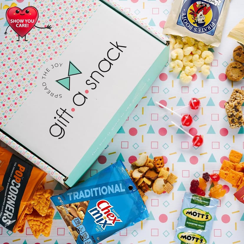 Graduation Birthday Treats Gift Basket, Nutritious Granola Breakfast Bars Office Food Assortments & Variety Gifts Gift A Snack - Healthy Snack Box Care Package + (50 Count) Greeting Card B08L8RQDBF