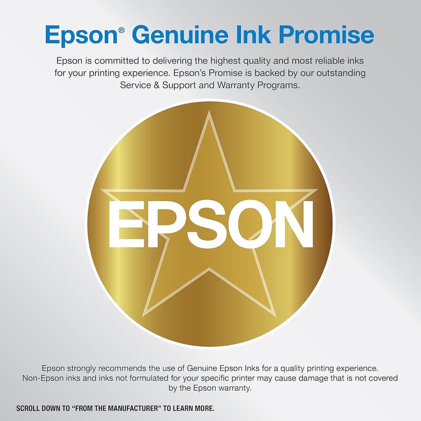 Epson EcoTank ET-2800 Wireless Color All-in-One Cartridge-Free Supertank with Scan and Copy, The Ideal Basic Home Printer - Black
