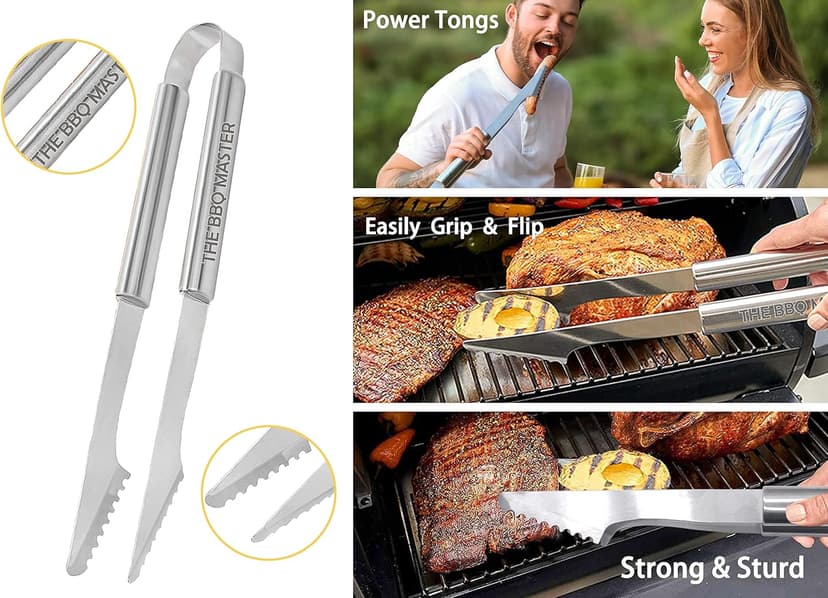 Bonsai Tree Christmas Dad Gifts, Birthday Gifts from Daughter, Best Dad Ever Gift for Christmas - Xmas Cool Grilling Bbq Present for Father from Son - Daddy Stainless Steel Metal Tool Heavy Duty Set 4