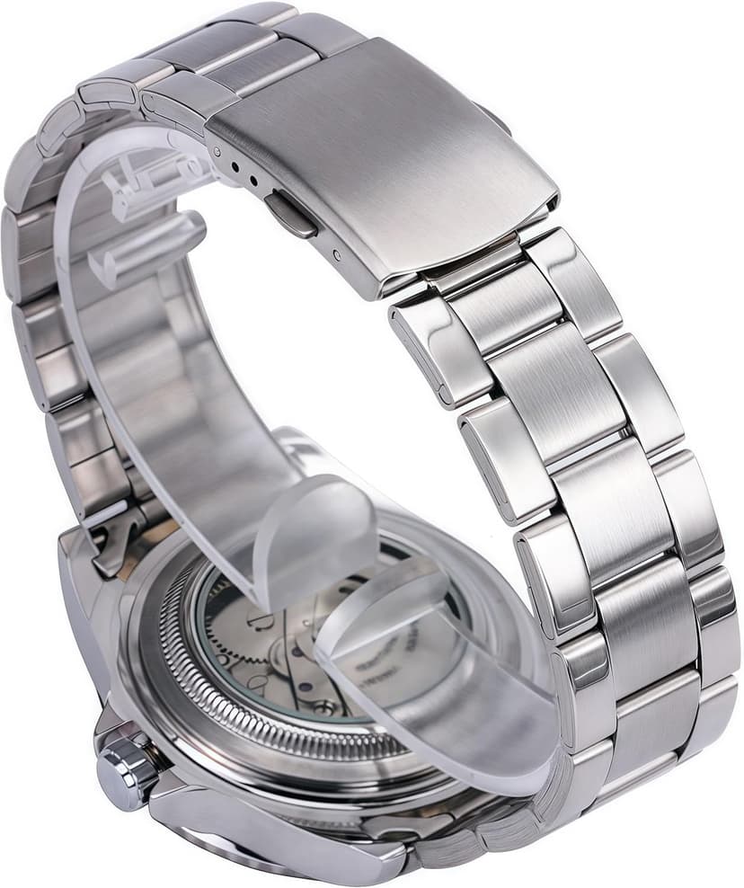 MASTOP Mens Automatic Mechanical Watches Stainless Steel Waterproof Luxury Automatic Watch for Men Top Brand Reloj Automático para Hombre