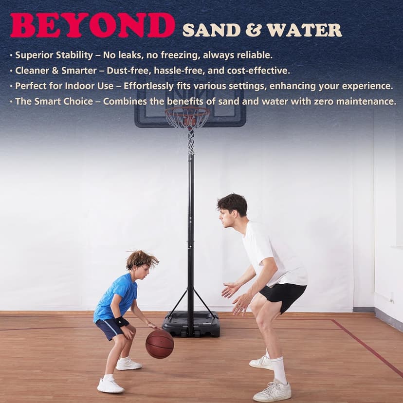AceGold Sand & Sand Bag Alternative Polymer | Base Weighted Gel Replaces 625 lbs. Sandbags to Anchor Portable Basketball Hoops, Umbrellas, Pool Hoops & Items with a Base from Falling | 25oz