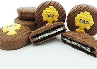 Philadelphia Candies Milk Chocolate Covered OREO Cookies, Dad Trophy Father's Day Gift 8 oz