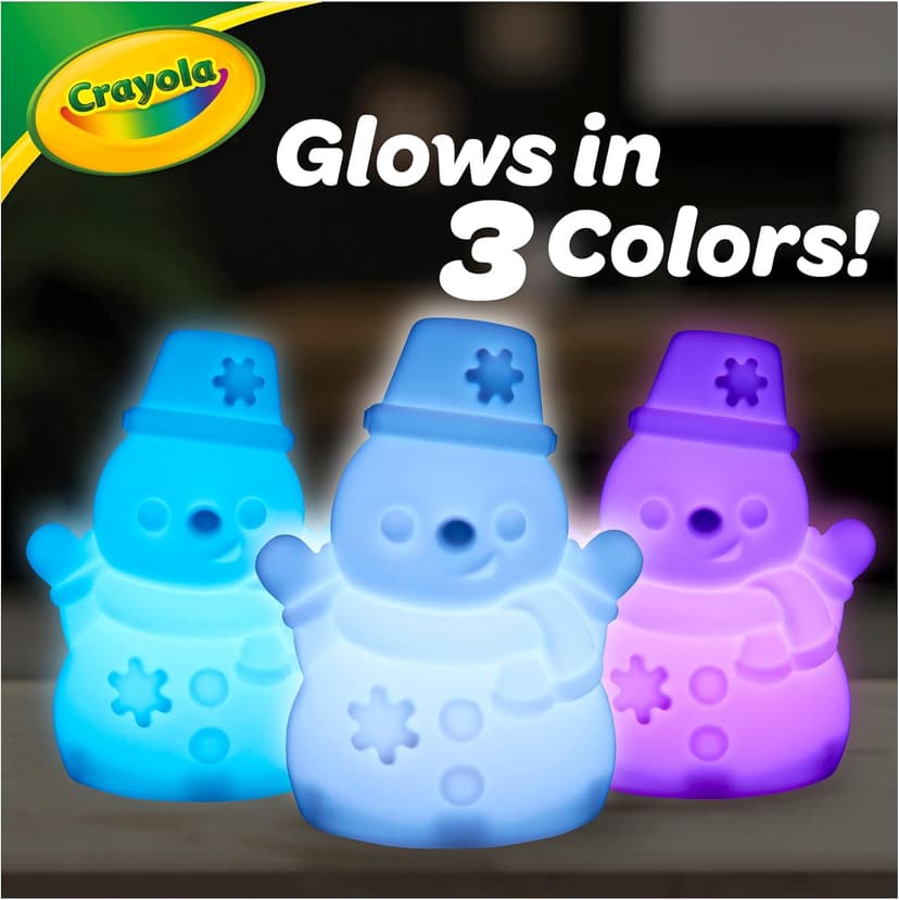 Crayola Light-Ups - Snowman, Light Up Snowman Toy, Christmas Gift for Grandkids & Kids, Reusable Coloring Craft Toy, Decoration for Indoors, Stocking Stuffers B0CRBKBZNH