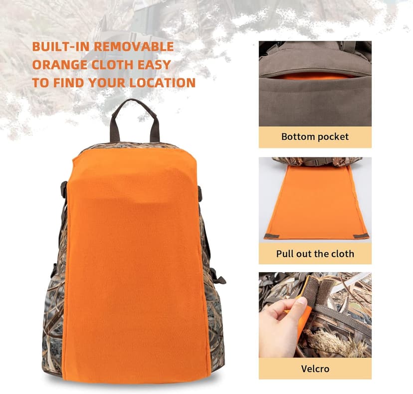 BLISSWILL Hunting Backpack Outdoor Gear Hunting Daypack for Rifle Bow Gun Hunting Gifts for Men