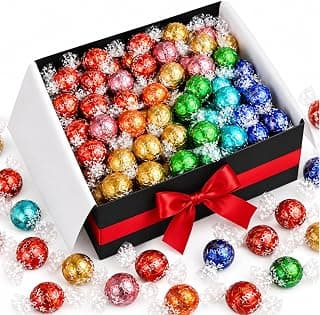 Assorted Chocolate Truffles, 60 Count, 5-8 Flavors (Flavors May Vary) – Milk & Dark Chocolate Candy, Gourmet Fine Chocolate, Gift Box, Basket Filler, Gift Arrangement Essential B0GXC8CBFM