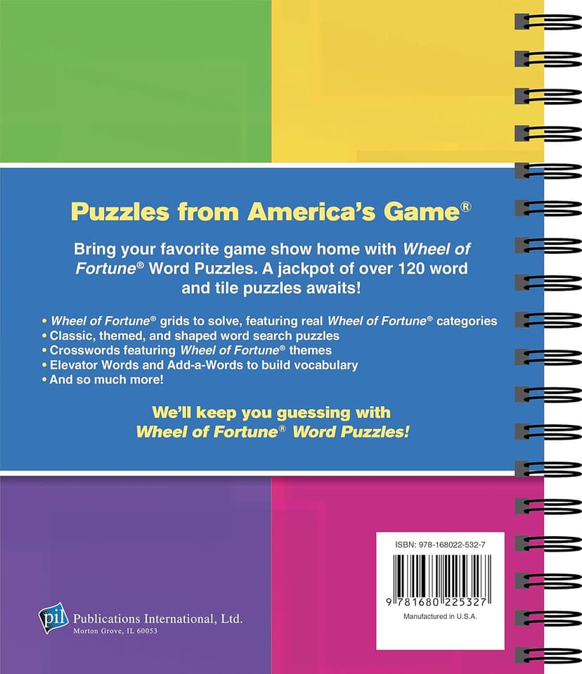 Wheel of Fortune Word Puzzles (Brain Games) 1680225324