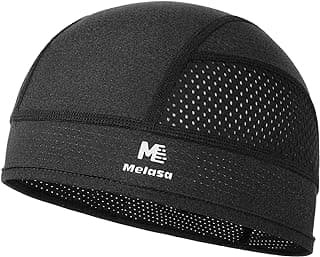 MELASA Cooling Skull Caps Helmet Liner, Lightweight Mesh Under Helmet Cycling Motorcycle Hard Hat Sweat Liner for Men Women
