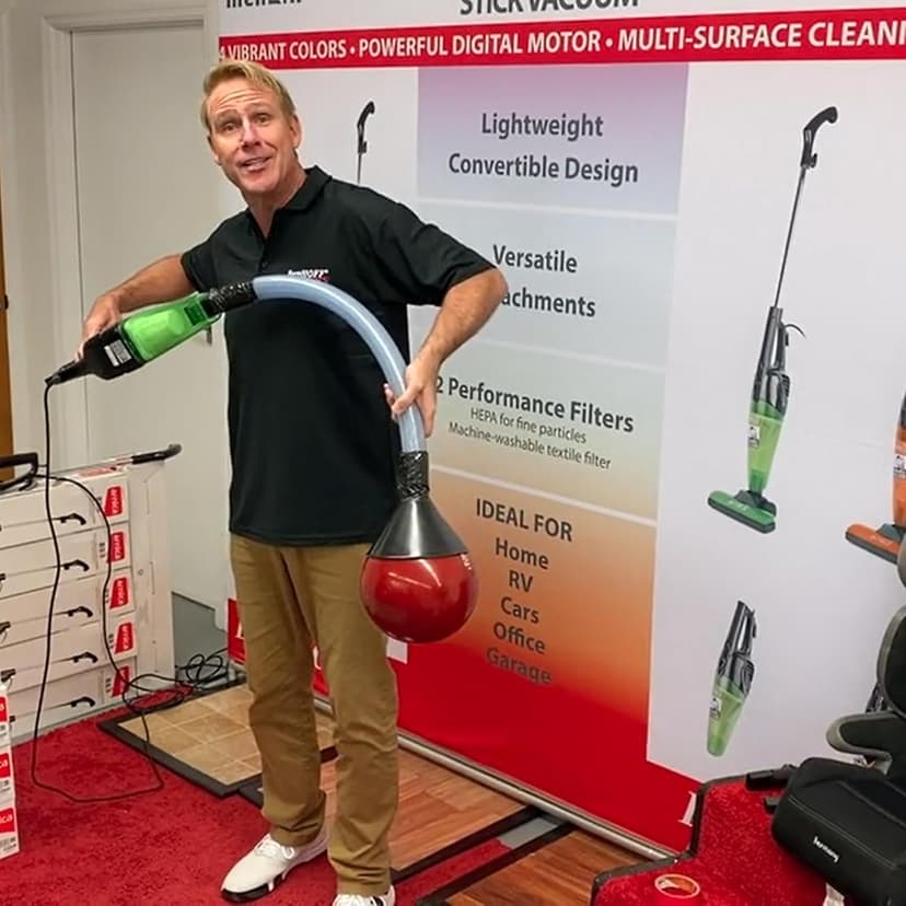 Berghoff Merlin All-in-ONE Corded Vacuum Cleaner with Tools Orange