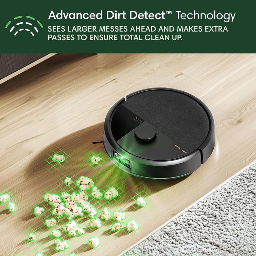 iRobot Roomba Max 705 Vac Robot Vacuum + AutoEmpty Dock - Extreme Power-Lifting Suction, Anti-Tangle Dual Rubber Brushes, Self-Empties, Recognizes and Avoids Obstacles, LiDAR Navigation