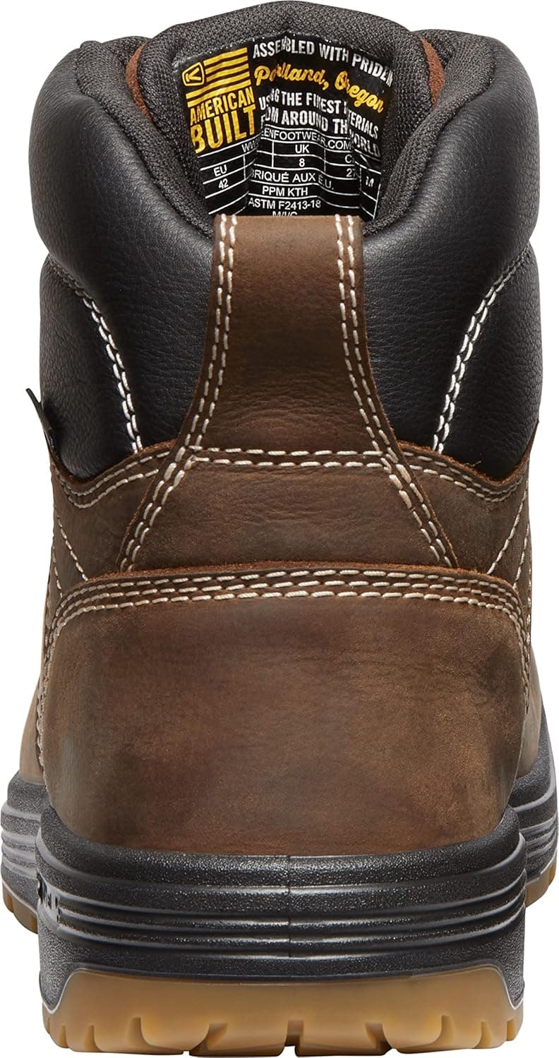 KEEN Utility Men's Fort Wayne 6" Waterproof Soft Toe Wedge Work Boot