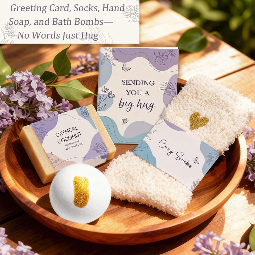 Giftota Sympathy Gifts Baskets for Women – Hug in a Box Care Package Sympathy Gifts for Loss of Loved One, Miscarriage Gift, Sorry Your Loss, Memorial Condolences Grief Bereavement Present for Loss