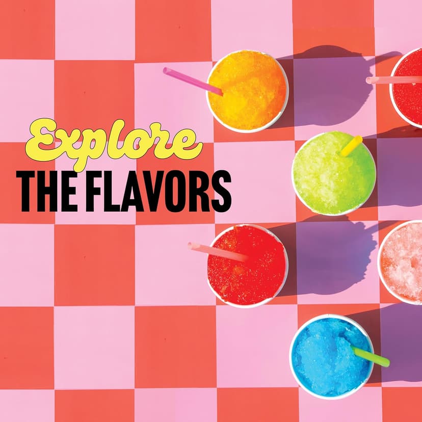 Hawaiian Shaved Ice Syrup Assortment, 6 Popular 16oz Flavors: Cherry, Grape, Blue Raspberry, Tiger's Blood, Lemon-Lime, Pina Colada