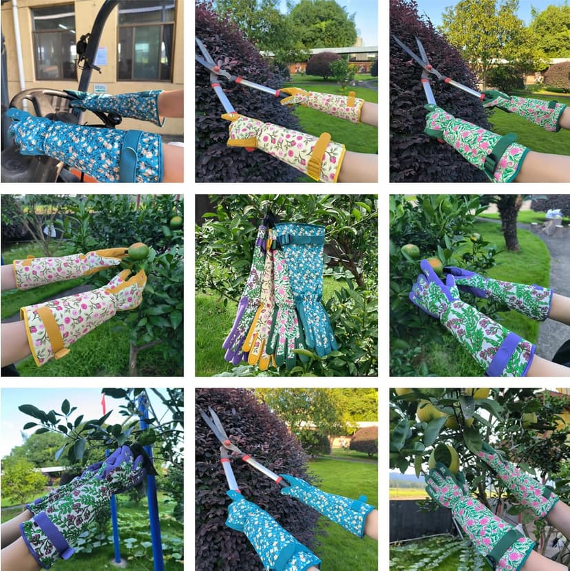 Thorn-proof Gardening and Garden Gloves,Durable Long Rose Yard Work Glove,Gifts for Men Women,Touchscreen