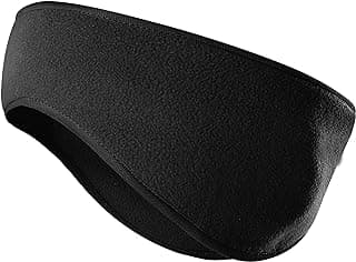 JOEYOUNG Fleece Ear Warmers for Men Women Kids - Winter Headband Ear Muffs Ear Covers for Cold Weather Running Cycling Ski