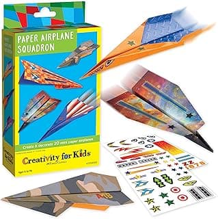Creativity for Kids Paper Airplane Kit, Make 20 Airplanes B00A3H81LK