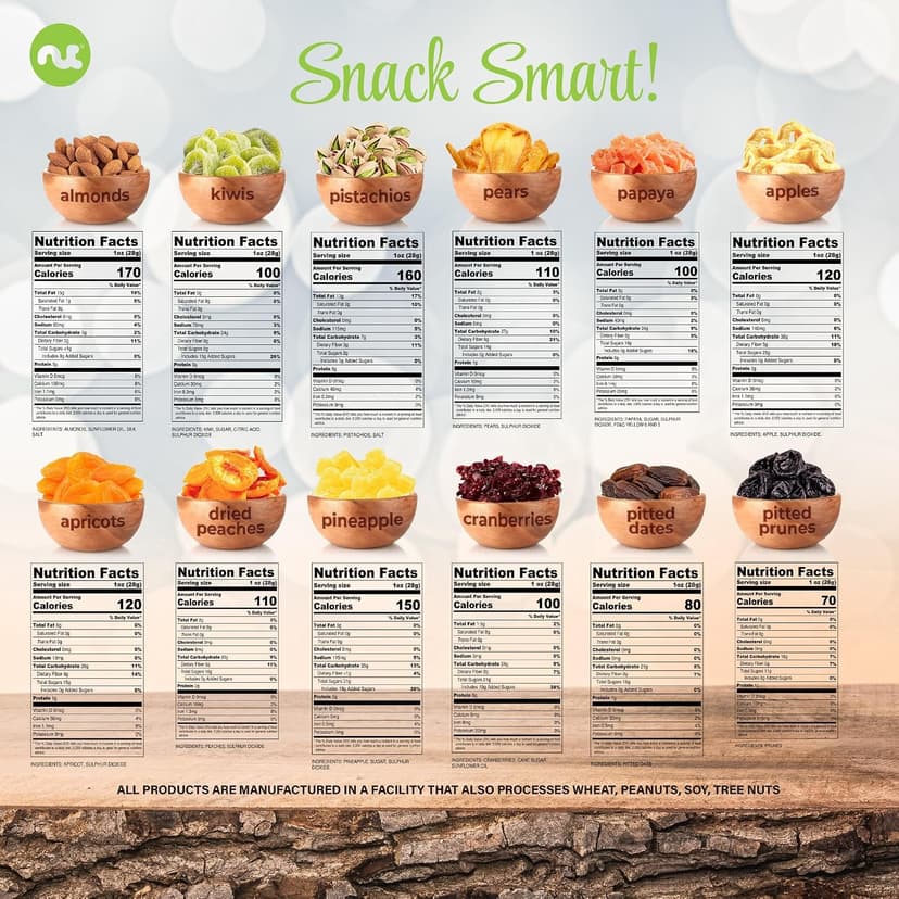 in White Gold Box Food Arrangement, Healthy Snack Care Package, Kosher NUT CRAVINGS - Dried Fruit & Mixed Nuts Gift Basket (12 Assortments) B07K8RCCB9