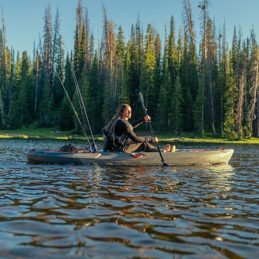 Lifetime Stealth Angler Kayak, Sit-On-Top Fishing Kayak, 11’