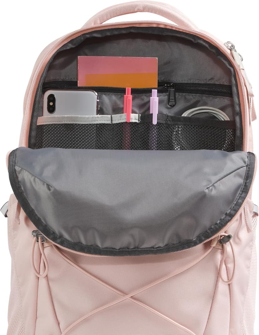 The North Face Women's Jester Everyday Laptop Backpack - Commuter Travel Bag, Laptop Sleeve, Water-Repellent, Pink Moss, One Size