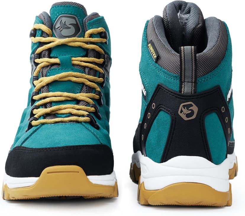 Foxelli Women’s Hiking Boots – Waterproof Lightweight Suede Leather Hiking Boots for Women with All-Day Comfort, Grip & Support for Trails, Travel & Outdoors