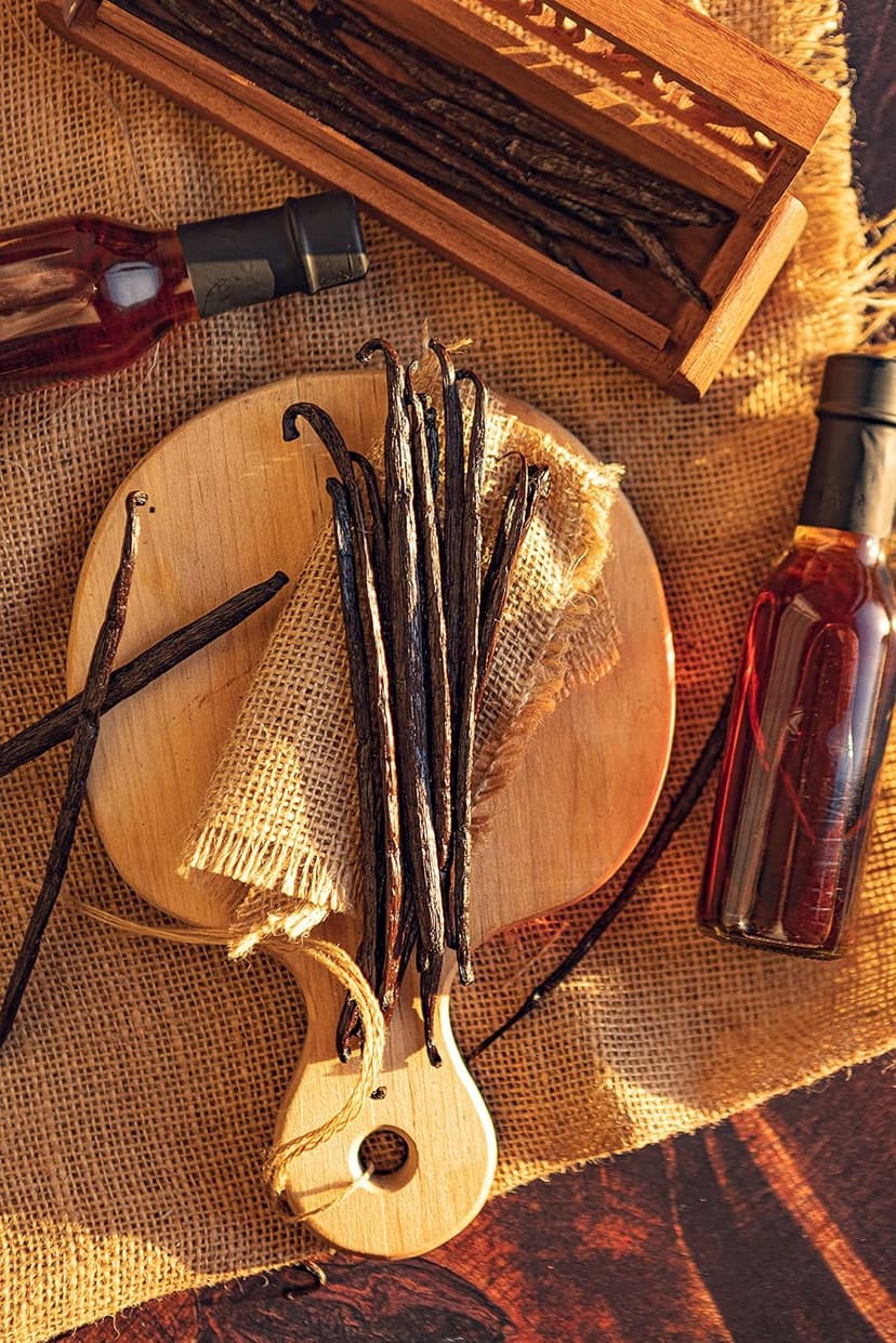 50 Organic Madagascar Vanilla Beans. Whole Grade A Vanilla Pods for Vanilla Extract and Baking B00PMUNF5A