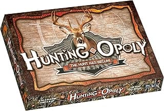 Late for The Sky Hunting-Opoly Board Game – Hunting Strategy Family Property Trading Game for 2–6 Players, Ages 8+, Tokens, Cabins & Lodges