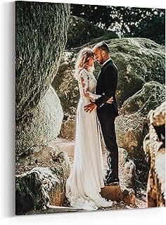 Personalized Custom Canvas Prints: Photo On Canvas (Framed 11X14) Transform Your Photos into Stunning Framed Wall Art Digitally Printed Photo To Canvas Ideal for Home Decor Gifts Keepsakes B07QZ43DR6