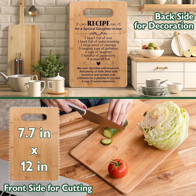 Daughter-in-Law Birthday Gifts, Popular Daughter-in-Law Cutting Board Gift, Daughter in Law Gifts for Mothers Day, Wedding, Christmas