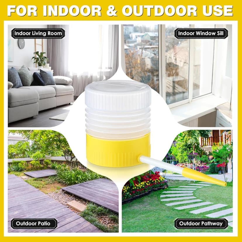 Qualirey 2 Pack Diatomaceous Earth Powder Duster with 6 Inch Extension Nozzle, Diatomaceous Earth Powder Duster for Pest Control, Powder Sprayer for Indoor and Outdoor Use