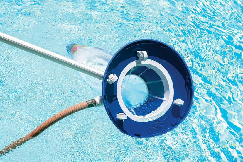 Poolmaster 28300 Big Sucker Manual Swimming Pool Leaf Vacuum Head, Blue