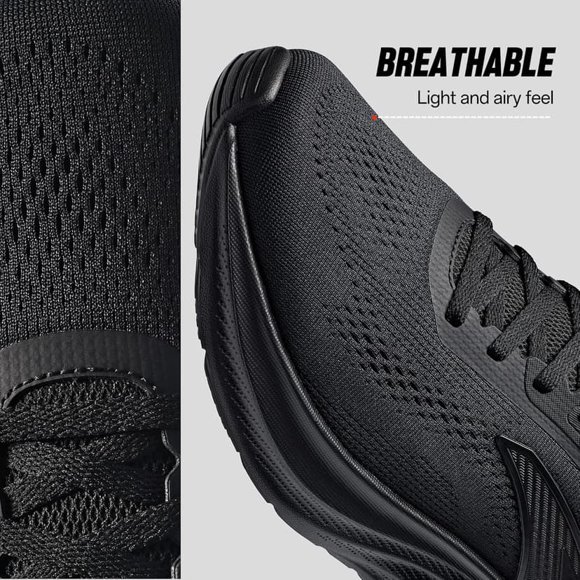 ANTA Men’s Running Shoes, Lightweight Cushioned Breathable Sneakers, Comfortable Trainers with Slip Resistant Outsole for Jogging, Walking and Daily Workout