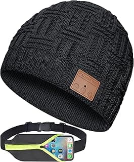 Bluetooth Beanie,Wireless Beanie Headphones Hat Unique Christmas Tech Gifts for Men Women Teen Boys Girls Stocking Stuffers