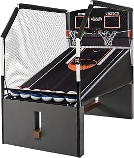 Barrington Urban Arcade Basketball Game Indoor Dual Shot, 6 Balls Included, Pop Off with The Perfect Indoor Electronic Basketball Game