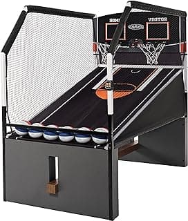 Barrington Urban Arcade Basketball Game Indoor Dual Shot, 6 Balls Included, Pop Off with The Perfect Indoor Electronic Basketball Game