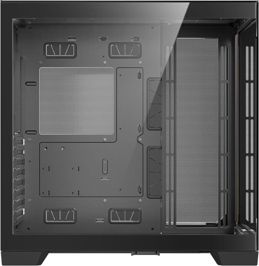 Antec C8 Wood, Fans not Included, Wooden Front Panel, Dual-Chamber Layout, Type-C, 360mm Radiator Support, Seamless TG Front & Side Panels, RTX 40 Compatible, Full-Tower E-ATX PC Case
