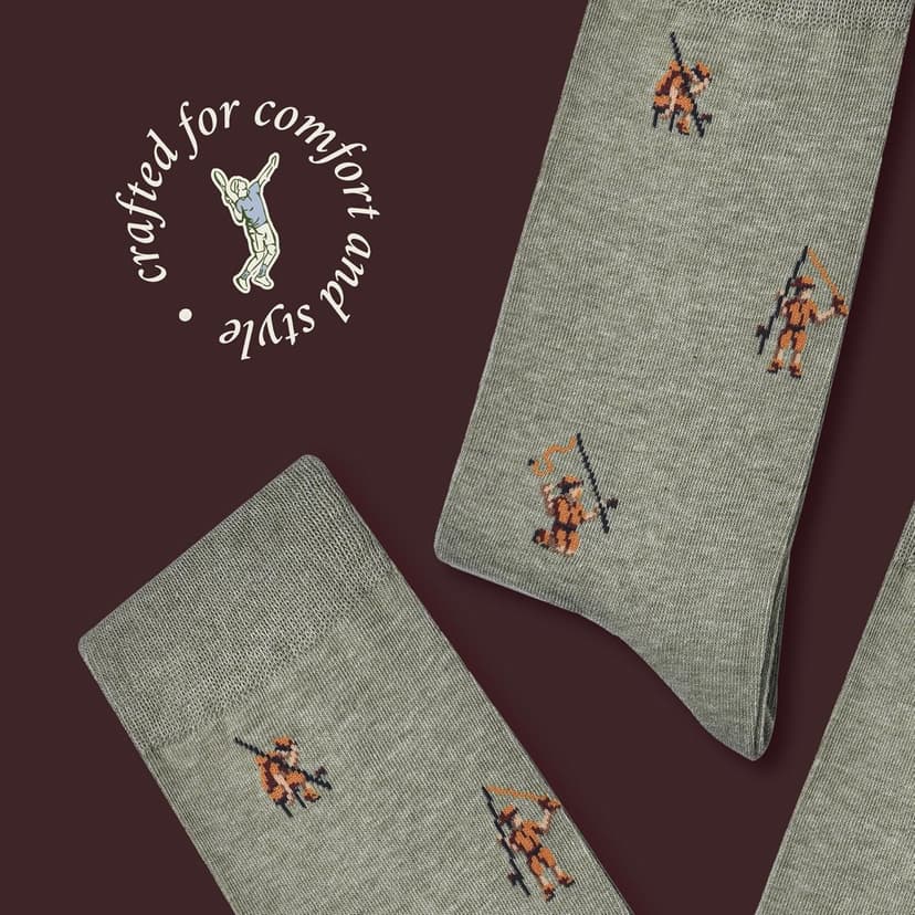 The Frustrated Fisherman - Funny Fishing Socks - Funny Fishing Gift for Men - 1 Pair, Size 8 to 13 - Fun Fisherman Socks