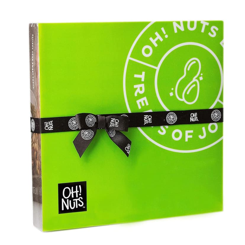 Oh! Nuts 9 Variety Nuts Gift Basket - Healthy Gift Baskets - Gourmet Assorted Nuts Tray - Gift Box for Holiday, Movie Night, Corporate, Families - Gift Ideas for Men and Women B075FWZKWS